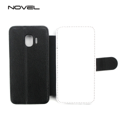 For Galaxy J2 Pro 2018 Personalized Sublimation Blank Flip Leather Phone Case Wallet