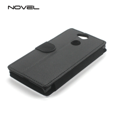 For Sony XA2 DIY Sublimation Blank Phone Wallet Flip Leather Case