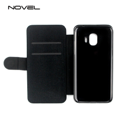 For Galaxy J2 Pro 2018 Personalized Sublimation Blank Flip Leather Phone Case Wallet