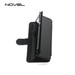 For OPPO A83 Blank Sublimation PU Leather Phone Case With Card Holder