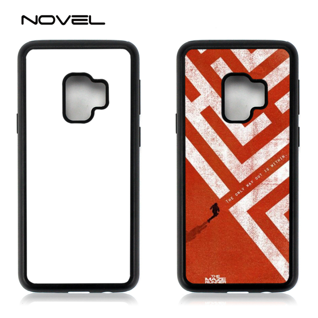 For Galaxy S9 New Sublimation Blank 2D 2IN1 Phone Case Heavy Duty Back Cover