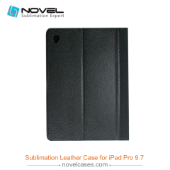 For iPad Pro 9.7" Blank Sublimation PU Leather Tablet Case Back Wallet