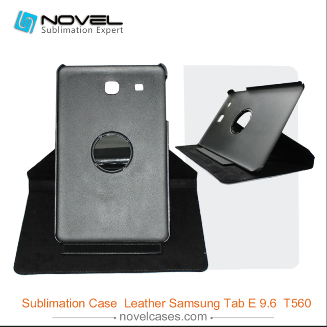 For Galaxy Tab E 9.6&quot; T560 Sublimation Rotate Leather Wallet
