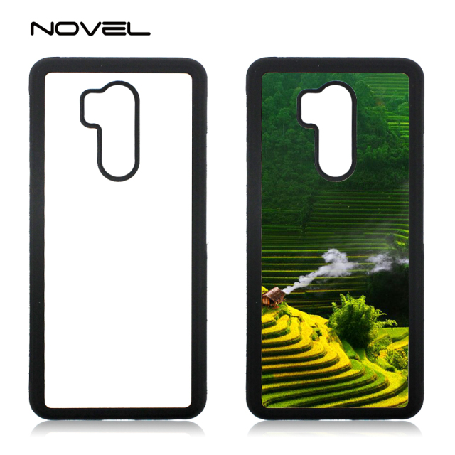 For LG G7 Personalized Sublimation 2D Blank TPU Rubber Phone Back Case