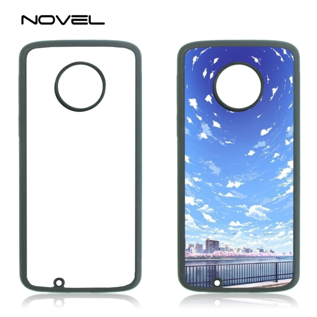 For Moto G6 Custom Sublimation 2D TPU Rubber Cell Phone Case Cover