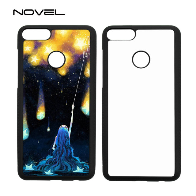 For Huawei Y9 2018 Sublimation Blank 2D TPU Silicone Phone Cover