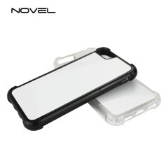 Universal TPU Case For iPhone 6/7/8 Plus Four Corner Anti Crack Sublimation 2D Phone Back Case