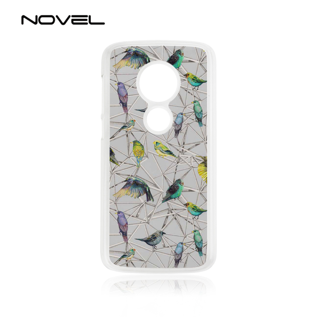 For Moto E5 Play DIY Sublimation Blank 2D Plastic Mobile Phone Housing Case