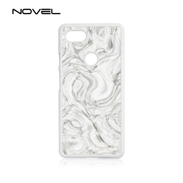 For Google Pixel 3XL 5.5&quot; DYE Sublimation Blank 2D Hard Plastic Cell Phone Back Case