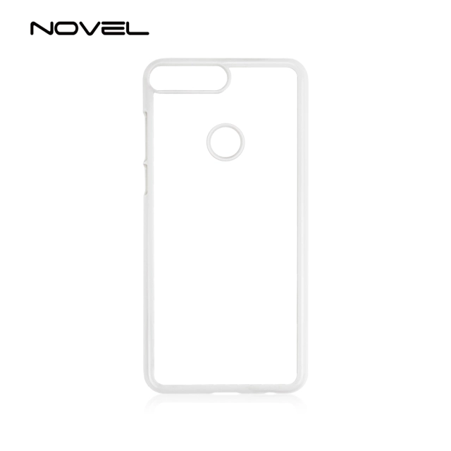 For Huawei Y7 2018 Sublimation 2D Hard Plastic Blank Cell Phone Back Case