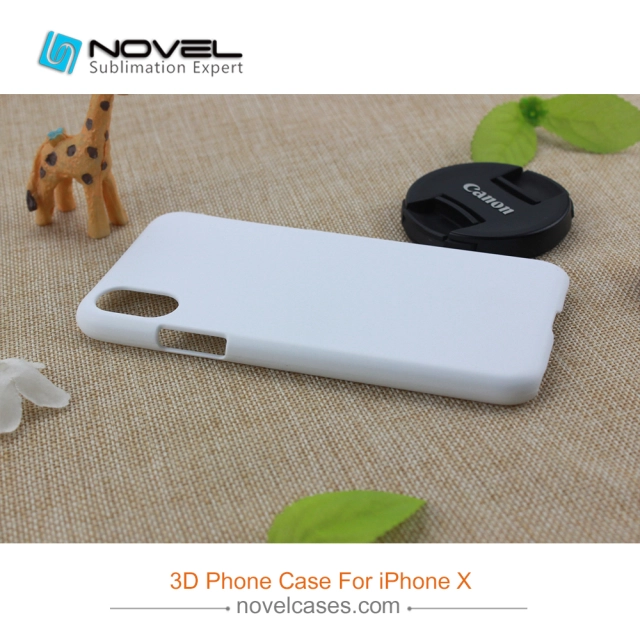 New!!! For iPhone XS 5.8&quot;/iPhone X(10) DIY Sublimation Blank 3D Plastic Cell Phone Case Cover