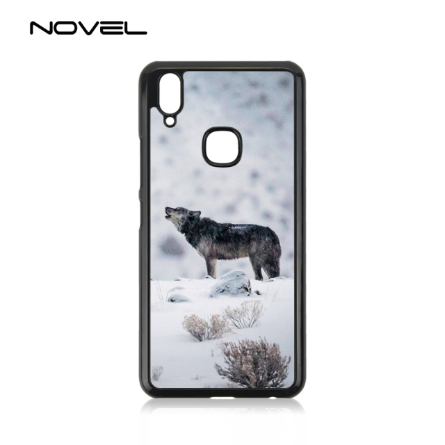 For Vivo Y83 Pro Sublimation Blank 2D Plastic Phone Case With Metal Plate