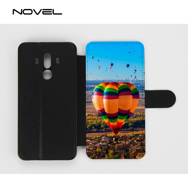 For Huawei Mate 10 Pro Sublimation Blank PU Flip Leather Phone Wallet Case