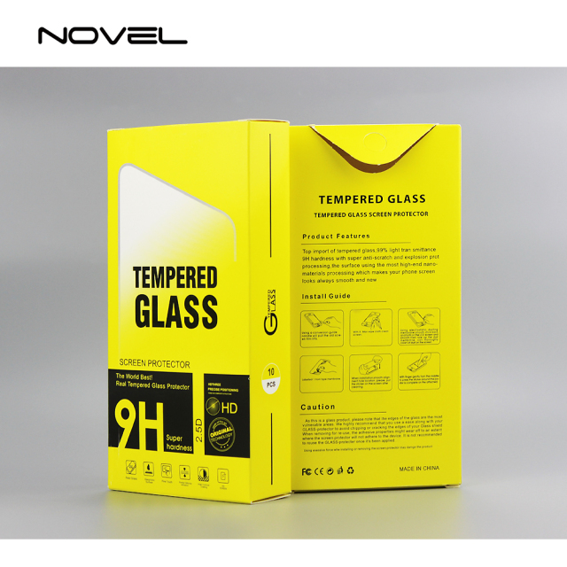 9H Tempered Glass Screen Protector Film For iPhone Series-Crystal Clear