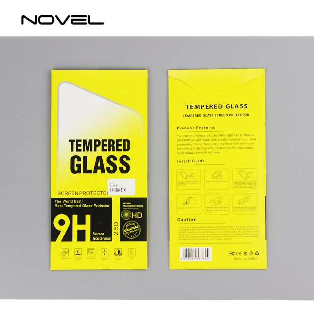 9H Tempered Glass Screen Protector Film For iPhone Series-Crystal Clear