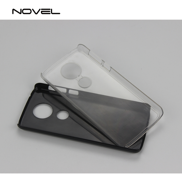 For Moto E5 Plus Sublimation Blank 2D Hard Plastic Cell Phone Cover