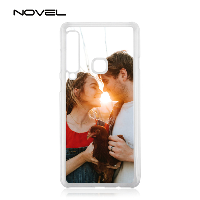 For Galaxy A9 2018 DIY Blank Sublimation 2D Plastic Phone Back Cover