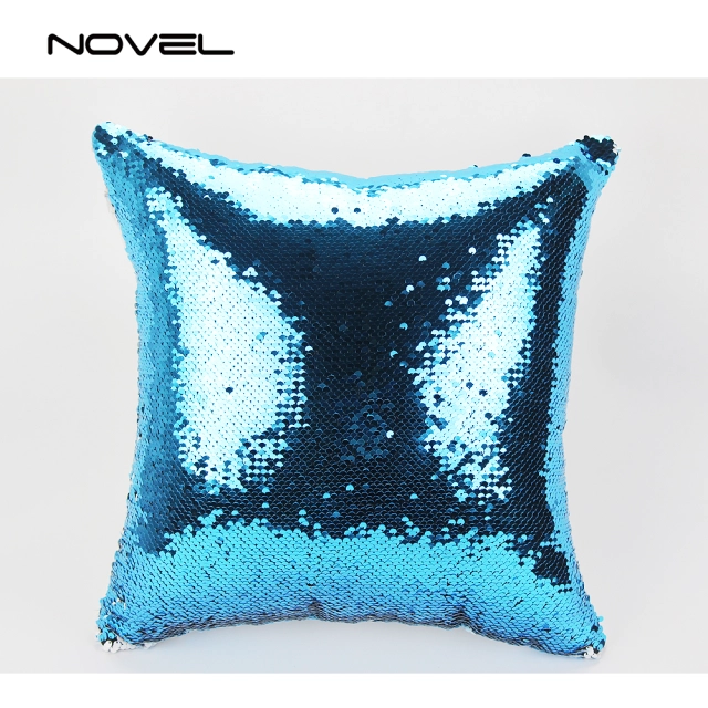 New!!!Custom Sublimation Blank Magic Pillow Cover Sequin Pillow Case,Two-Sided Printing