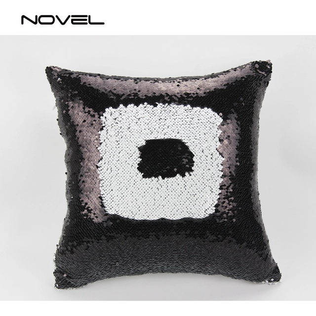 New!!!Custom Sublimation Blank Magic Pillow Cover Sequin Pillow Case,Two-Sided Printing