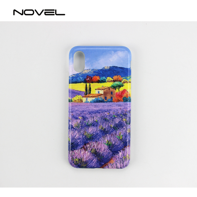 Popular For iPhone XS Max Sublimation Blank 3D 2IN1 Phone Case