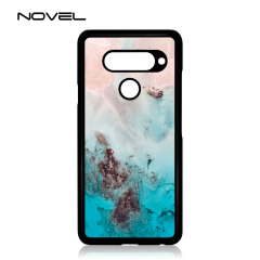 For LG V40 Phone Cover Sublimation Blank 2D Plastic Cell Phone Back Case