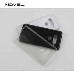 For LG V40 Phone Cover Sublimation Blank 2D Plastic Cell Phone Back Case