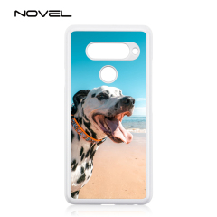 For LG V40 Phone Cover Sublimation Blank 2D Plastic Cell Phone Back Case