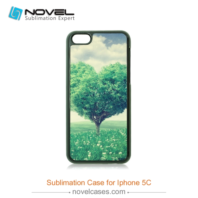 For iPhone 5C Sublimation 2D Plastic Phone Housing Back Cover