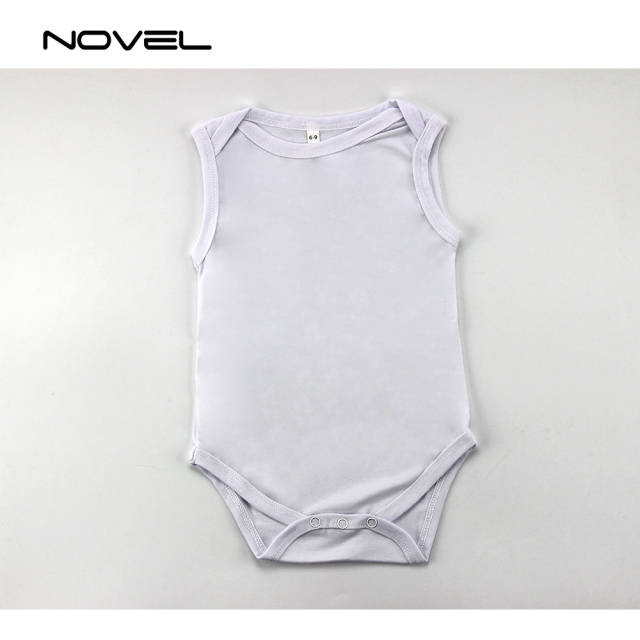 DIY Custom Sublimation Blank White Baby One-piece Baby Bodysuit