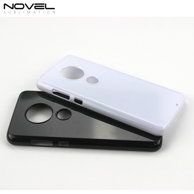 Sublimation Blank Case 2D Plastic Phone Back Case For Moto G7