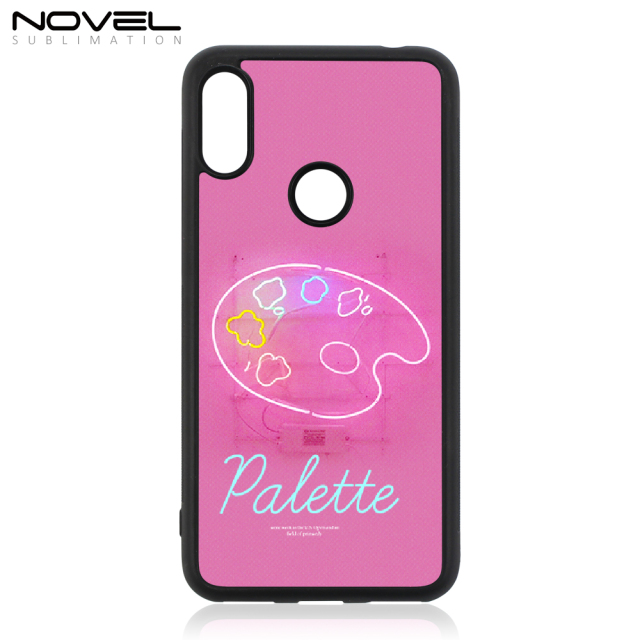 Sublimation Blank 2D Rubber Phone Back Case For Moto One Power/ P30 Note