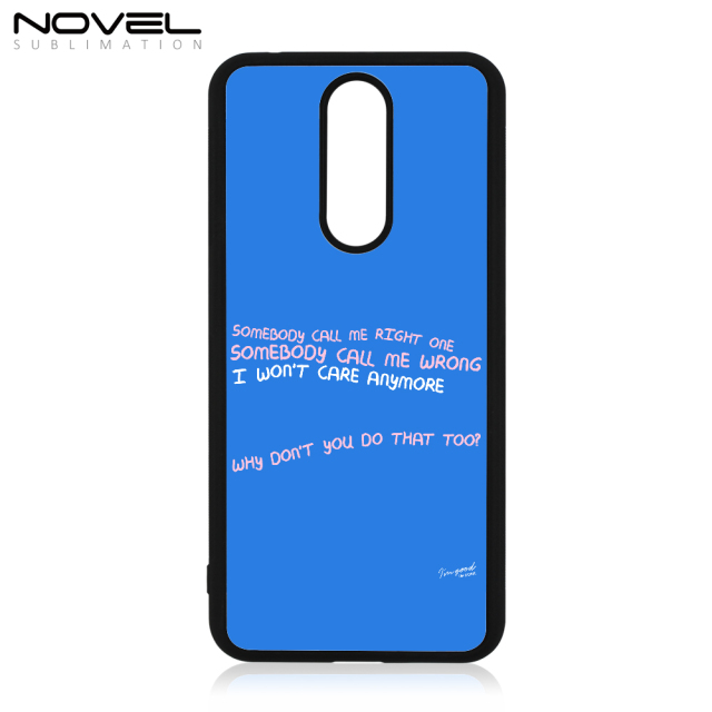 Sublimation Blank Case 2D Rubber TPU Phone Case For OPPO R17 Pro