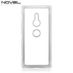 For Sony Xperia XZ2 Sublimation 2D Hard Plastic Phone Back Case Cover