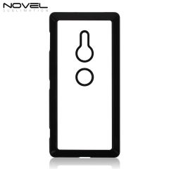 For Sony Xperia XZ2 Sublimation 2D Hard Plastic Phone Back Case Cover
