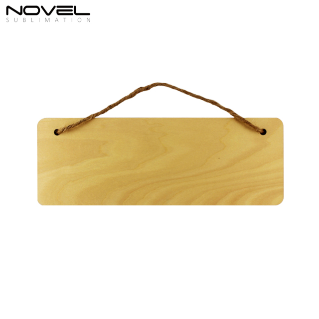 NEW!!!! DIY Blank Sublimation Natural  Wood Door Hanger-Rectangle Shape