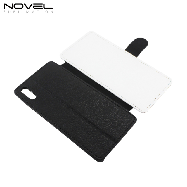 Custom Blank Sublimation PU Leather Flip Phone Case For Sony Xperia L3