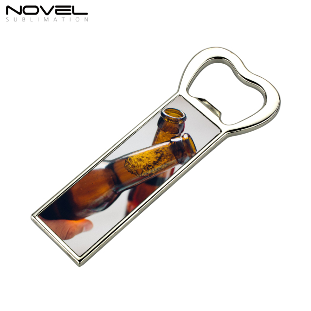 Custom Blank Sublimation Metal Bottle Opener Fridge Magnet