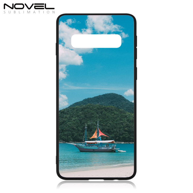 New TPU Tempered Glass Sublimation 2D Phone Cover For Galaxy S10
