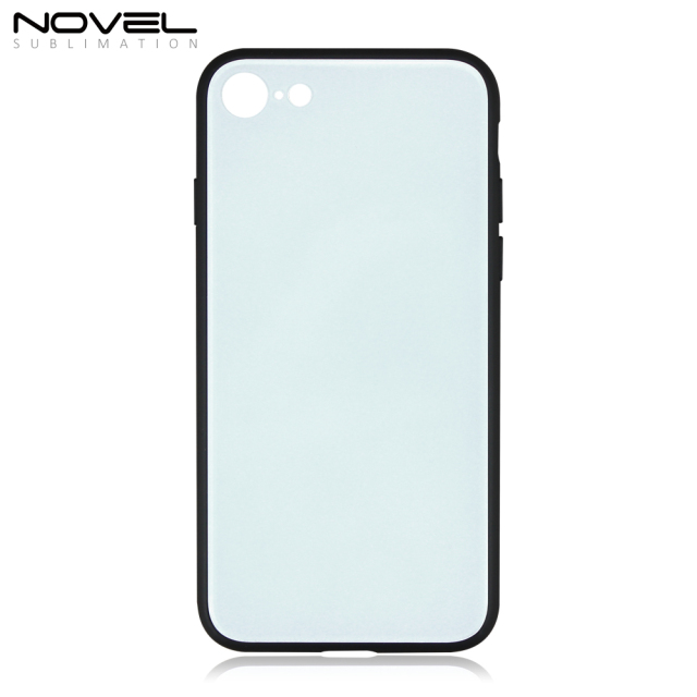 New TPU Glass Phone Case Sublimation 2D Phone Cover For iPhone 7/IP8