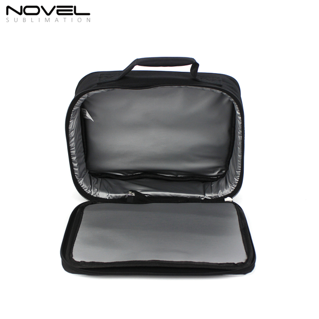 High Quality DIY Sublimation Insulated Lunch Bag-Black
