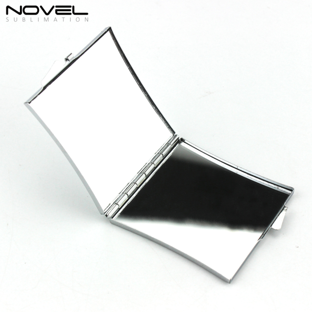 Silver Makeup Mirror Sublimation Pocket Mirror