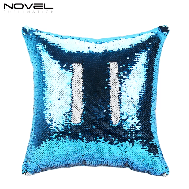 New!!!Custom Sublimation Blank Magic Pillow Cover Sequin Pillow Case,Two-Sided Printing