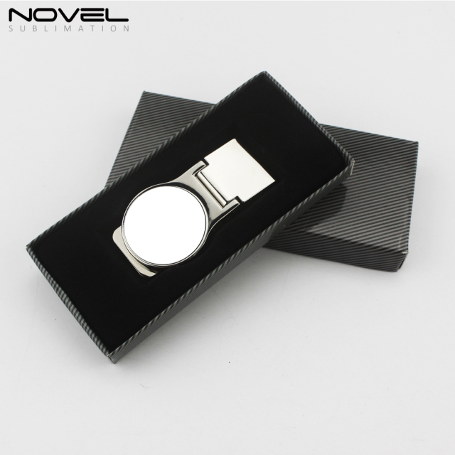 Custom Blank Round Sublimation Money Clip