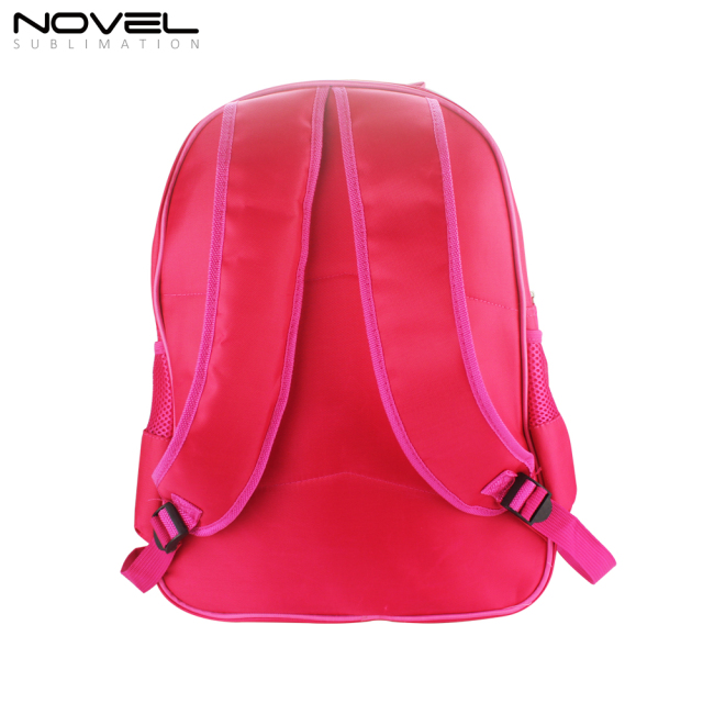 Sublimation Blank Kids Backpack School Bag-Pink