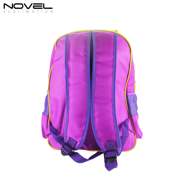 Custom Blank Sublimation Backpack School Bag-Purple