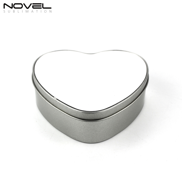 Metal Tin Sublimation Blank Candy Box Gift Box Case-Heart