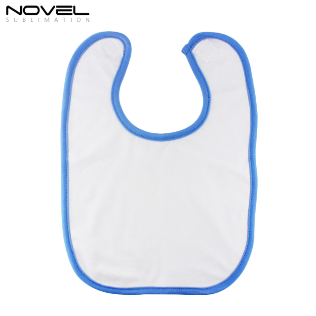 Sublimation Unisex Baby Bibs With Velcro Fastening