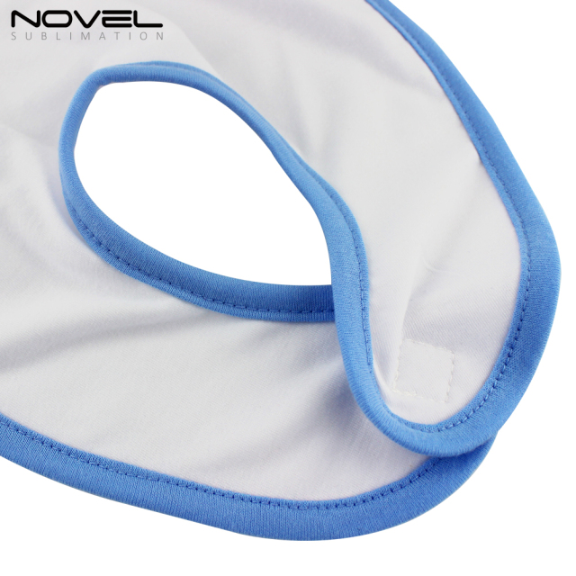 Sublimation Unisex Baby Bibs With Velcro Fastening