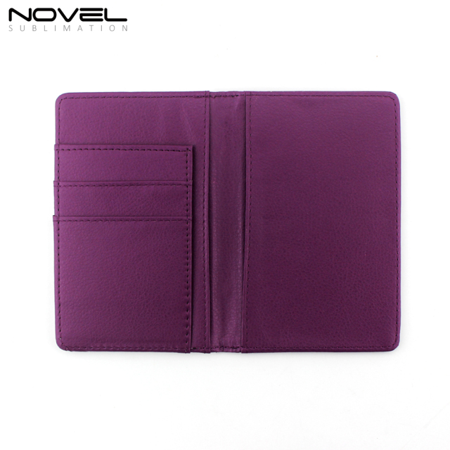 Personalized Sublimation PU Leather Passport Holder-8 Colors Available