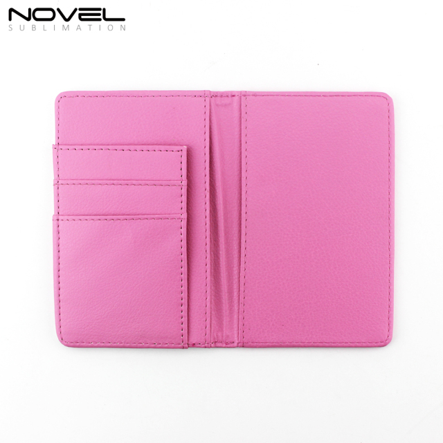 Personalized Sublimation PU Leather Passport Holder-8 Colors Available